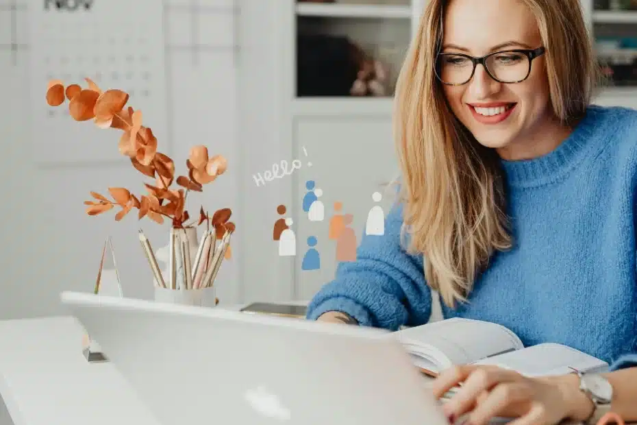 Imagem representando uma mulher trabalhando em home office e aplicando os 10 segredos de Christian Barbosa, especialista em produtividade, para alta performance