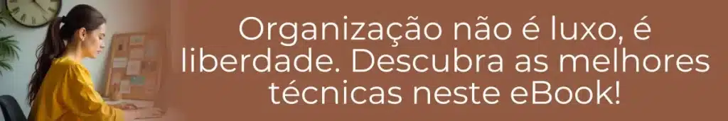 Imagem representando uma mulher em home office com texto sobre produtividade