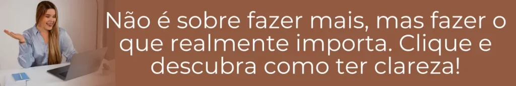 Imagem representando uma mulher em home office com texto sobre produtividade