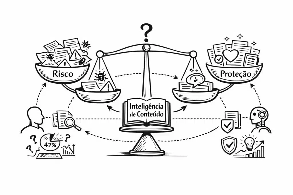 Representação da importância do estudo da Inteligência de Conteúdo